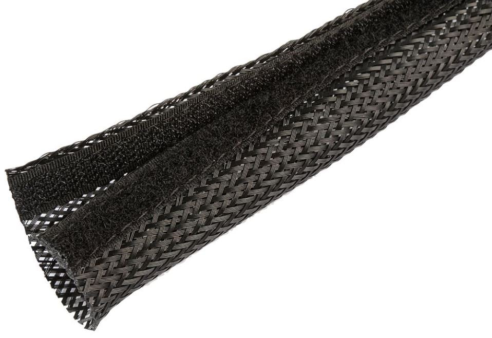 Polyester Braided Wrap, Internal Dia. Black