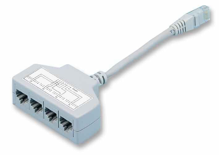 Cat5e 4 Way Ethernet Cable Economiser