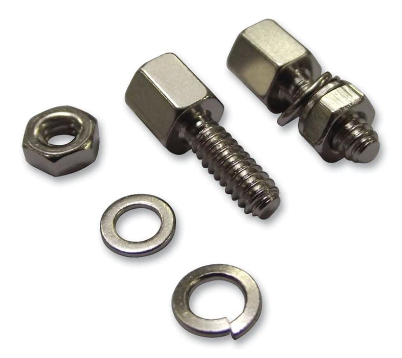 Screwlock, 19.3mm 4-40UNC, 2.85mm Nut, 2 Pack