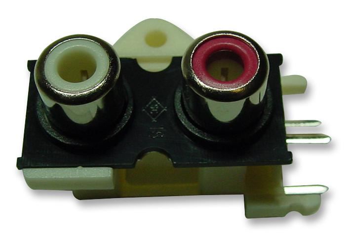 Sockets, 2x Phono, PCB