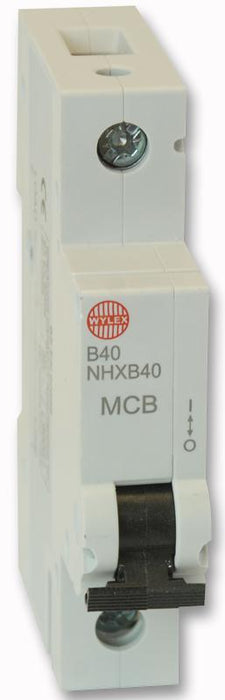 40A Single Pole Type B MCB, 6kA