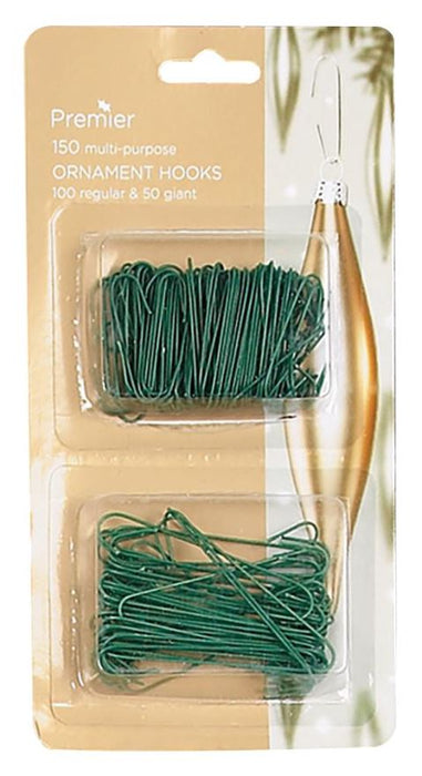 Multi-Purpose Christmas Ornament Hooks, 150 Pack