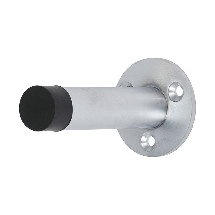 Projection Door Stop - Satin Chrome (Size 70mm - 1 Each)