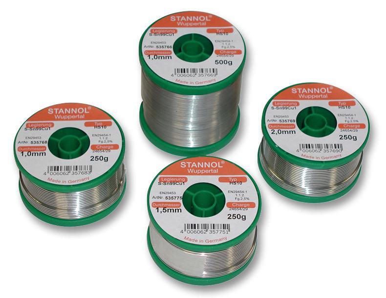 Lead Free Solder Wire 250g, 227°C