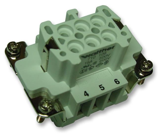 Female Insert, 6 Pole