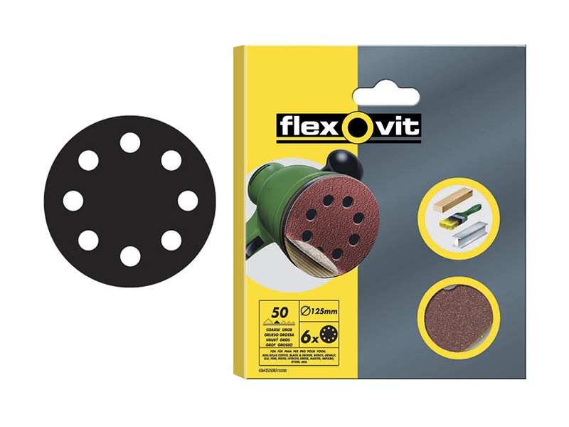 Hook & Loop Sanding Discs 125mm