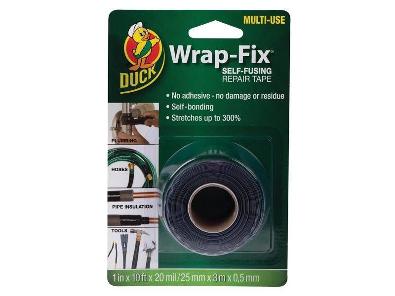 Duck Tape® Wrap-Fix® Self-Fusing Repair Tape 25mm x 3m