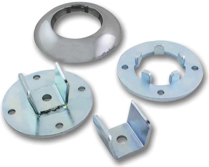 50mm System, 2-Pole Floor Fixing Kit