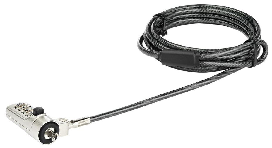 Laptop Combination 2m Cable Lock for Wedge Lock Slots