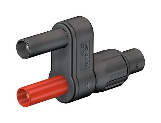 Adaptor, BNC Jack to 2x 4mm Plugs