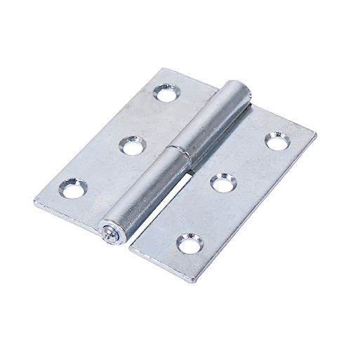 Lift Off Hinge - Left Hand - Zinc