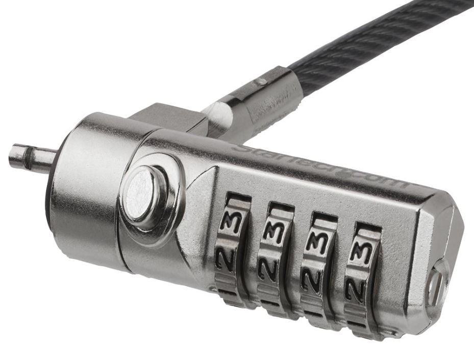 Laptop Cable Lock, 4 Digit Combination with Swivel Hinge