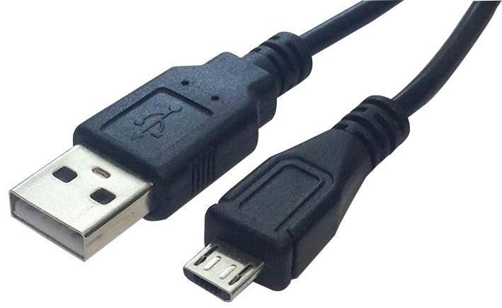 USB A Male to Micro B Male High Retention Lead