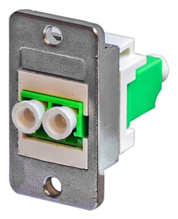 LC APC Single-mode Duplex Fiber Keystone Module