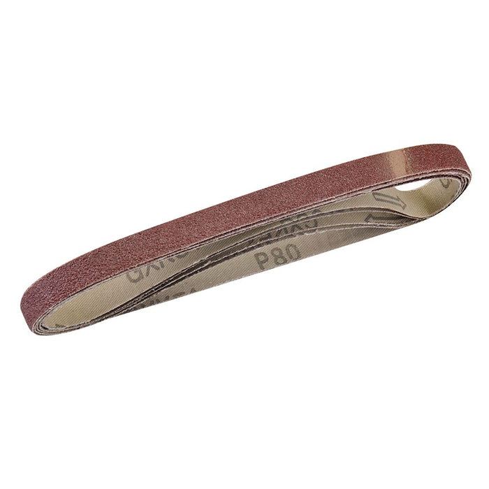 Sanding Belts 13 x 457mm 5pk - 80 Grit