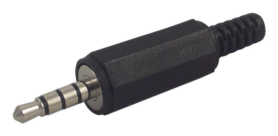 Connector, 3.5mm, Phono, Plug, 4 Pole