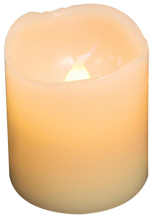 Raraion - 50mm LED Christmas Flicker Candle, Cream