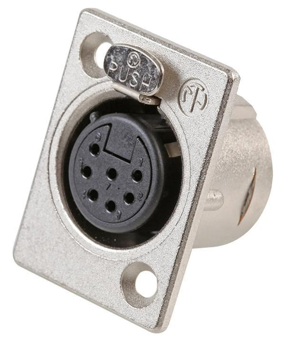 XLR Panel Socket, 7 Pole