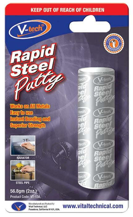 Rapid Steel Epoxy Putty, 56.8gm