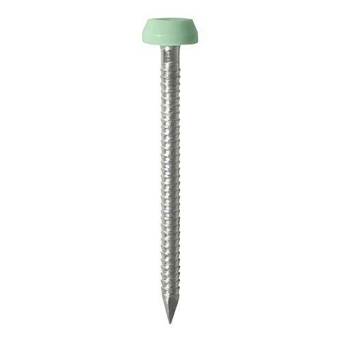 Polymer Headed Pins - A4 Stainless Steel - Chartwell Green
