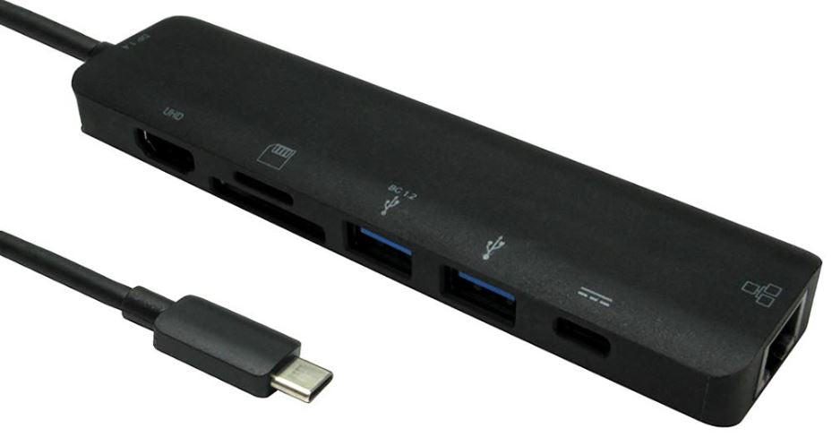 USB-C 7-in-1 Multiport Adaptor with HDMI & LAN