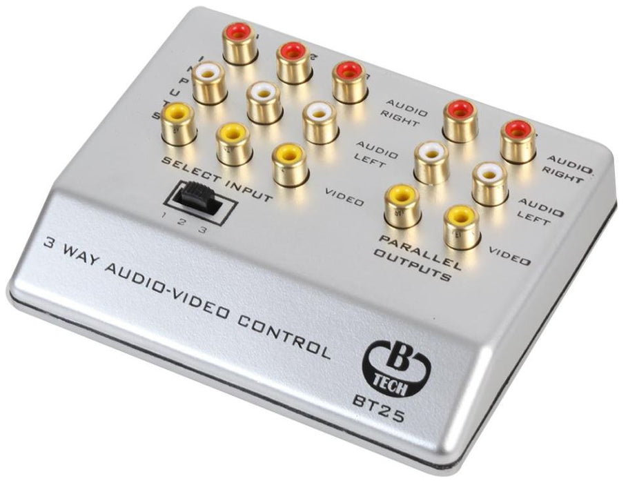 3-Way Audio Video Input Control