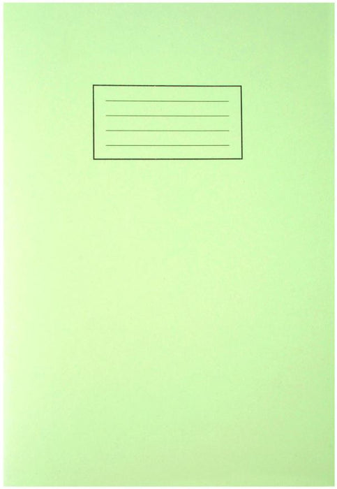 A4 Lined Green Exercise Book - 80 Pages
