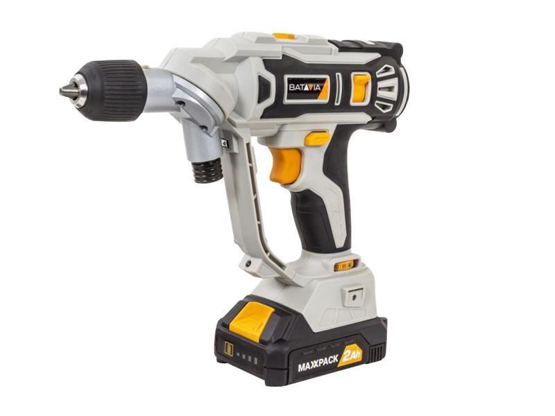 MAXXPACK Twin Drill & Screwdriver 18V 1 x 2.0Ah Li-ion