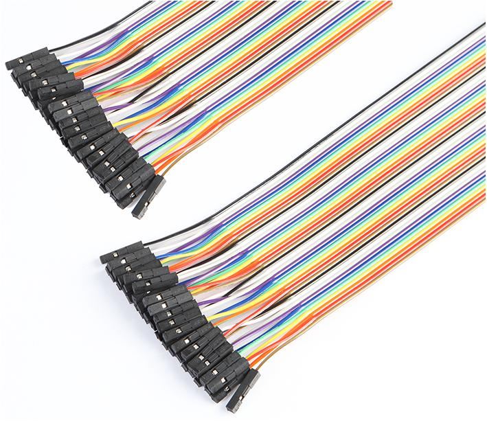 40 Way Female to Female Jumper Ribbon Cable - 200mm