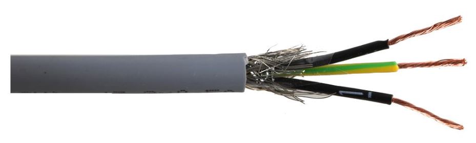 3-Core CY Control Cable, 0.50mm, 100m