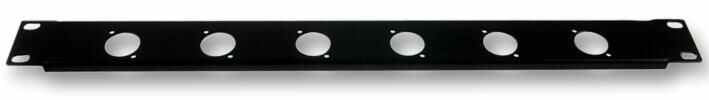 1U 19" Rack Panel Punched for