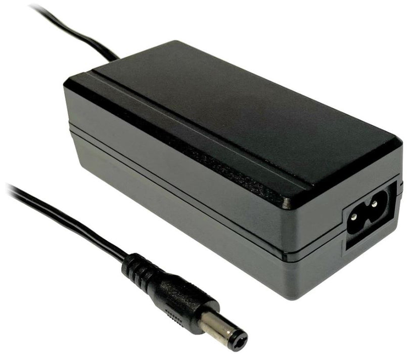 12V, 4A, 48W, Desktop Power Supply, IEC C8, 2.1mm Plug