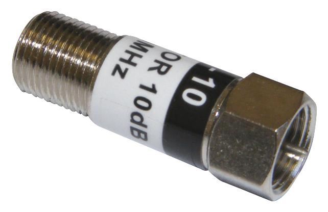 Attenuator F-Type 10dB Female to Male