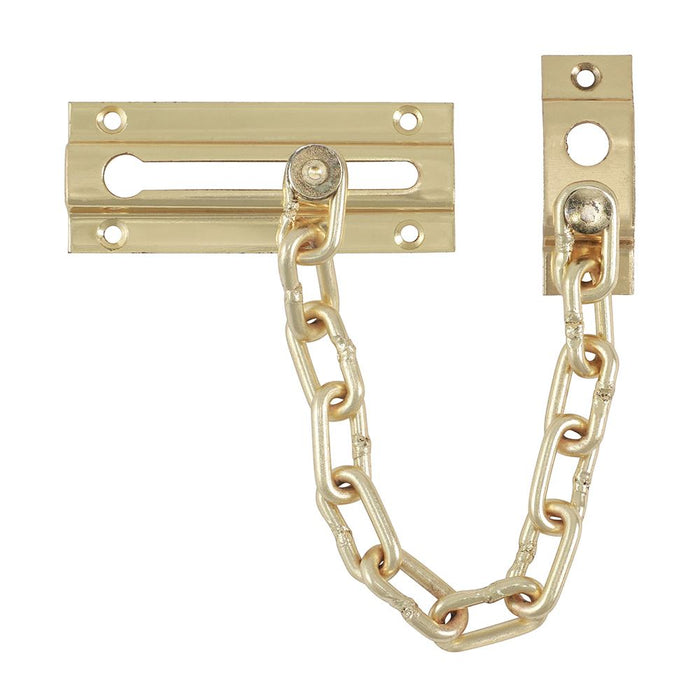 Door Chain - Electro Brass (Size 85mm - 1 Each)