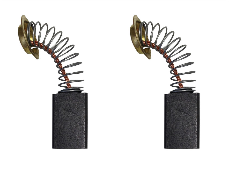 2x Carbon Brushes - Use on Makita Cb304 Hammer-Drill (Size - 5 X 11 X 18.5/17)