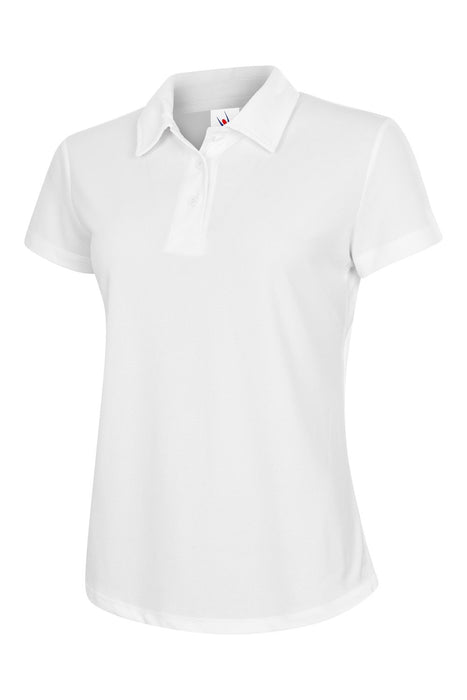 Unisex Ladies Ultra Cool Poloshirt - 100% Polyester Textured Breathable Fabric with Wic