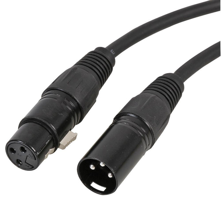 3-Pin XLR Plug To Socket Patch Lead