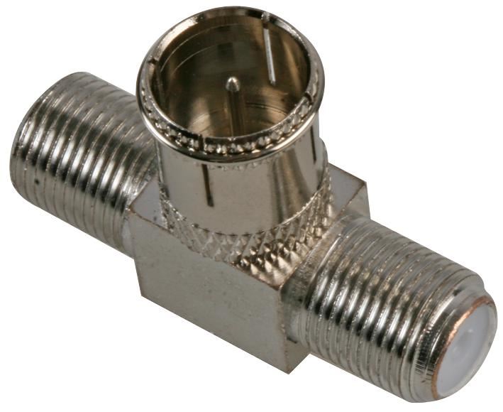 2x F Female to F Male Brass
