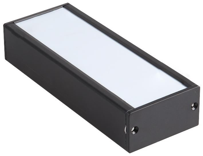 Black Aluminium and ABS Enclosure with EMI/ RF Shielding