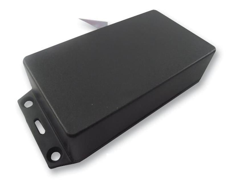 IP54 Black Flame Retardant ABS Enclosure with Flanged Lid