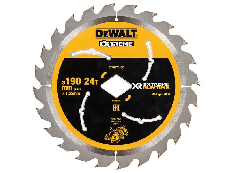 Extreme Runtime FlexVolt Circular Saw Blade