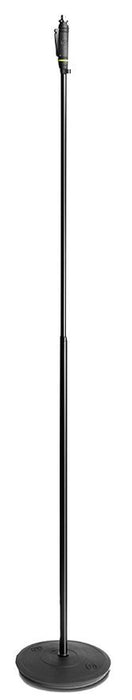 Microphone Stand with Round Base and One-Hand Clutch