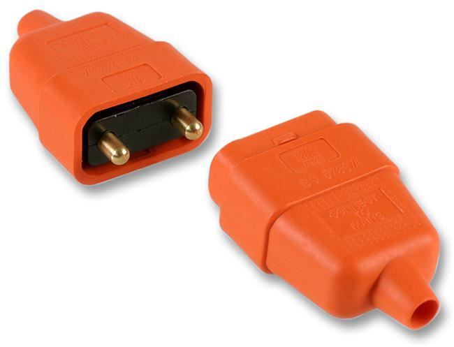 2 Pin In-Line Rubber Connector