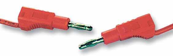 TENMA - 12A Red 4mm Plug to Plug Test Lead - 1m