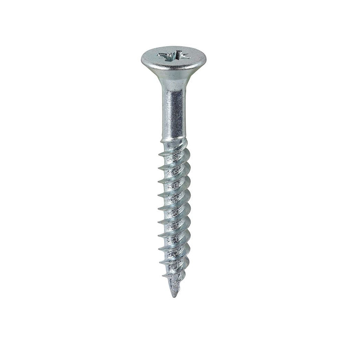 Twin Woodscrew PZ2 Countersunk Zinc