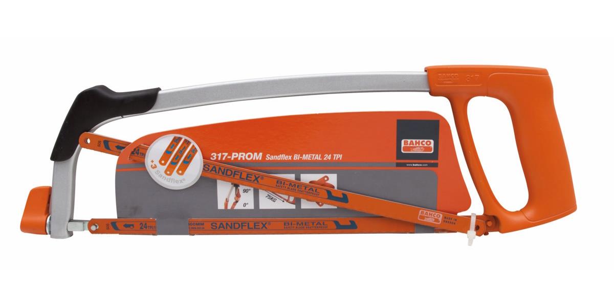 317 300mm Hacksaw Frame with 4 Blades