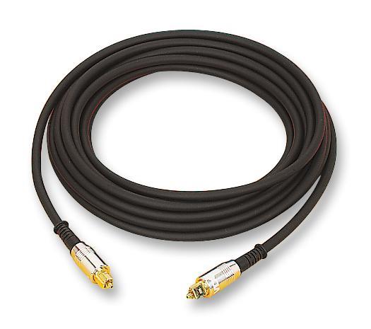 TOSLink Optical Audio Lead Male to Male, 10m Black