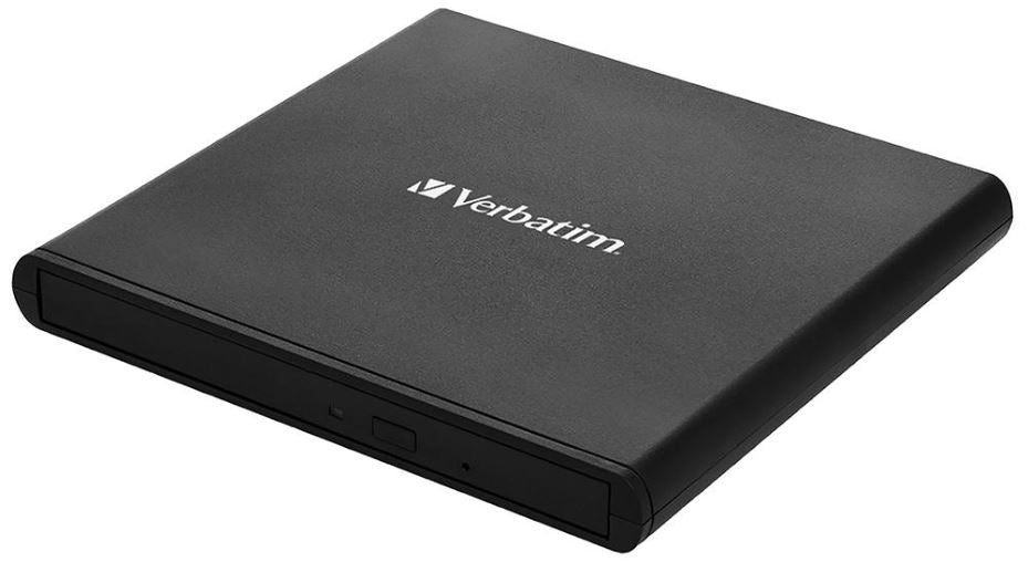 Slim External CD / DVD Writer, Black
