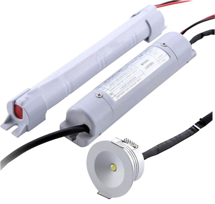 3W LED Emergency Downlight, 140lm, 5500K, IP20