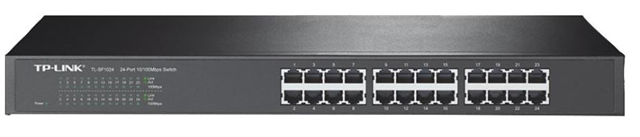 24 Port Fast Ethernet Rack Mount Switch